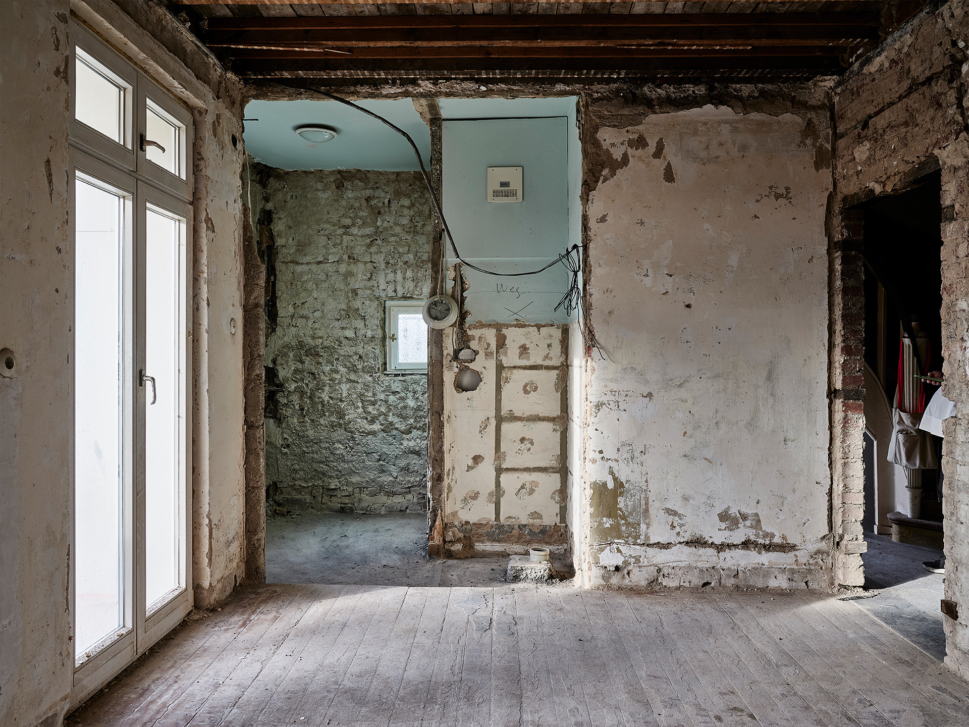 Baustellenfoto Düsseldorf, Rohbau, Baubeginn, Umbau, Sanierung, Architektur, Bauleitung, Objekt